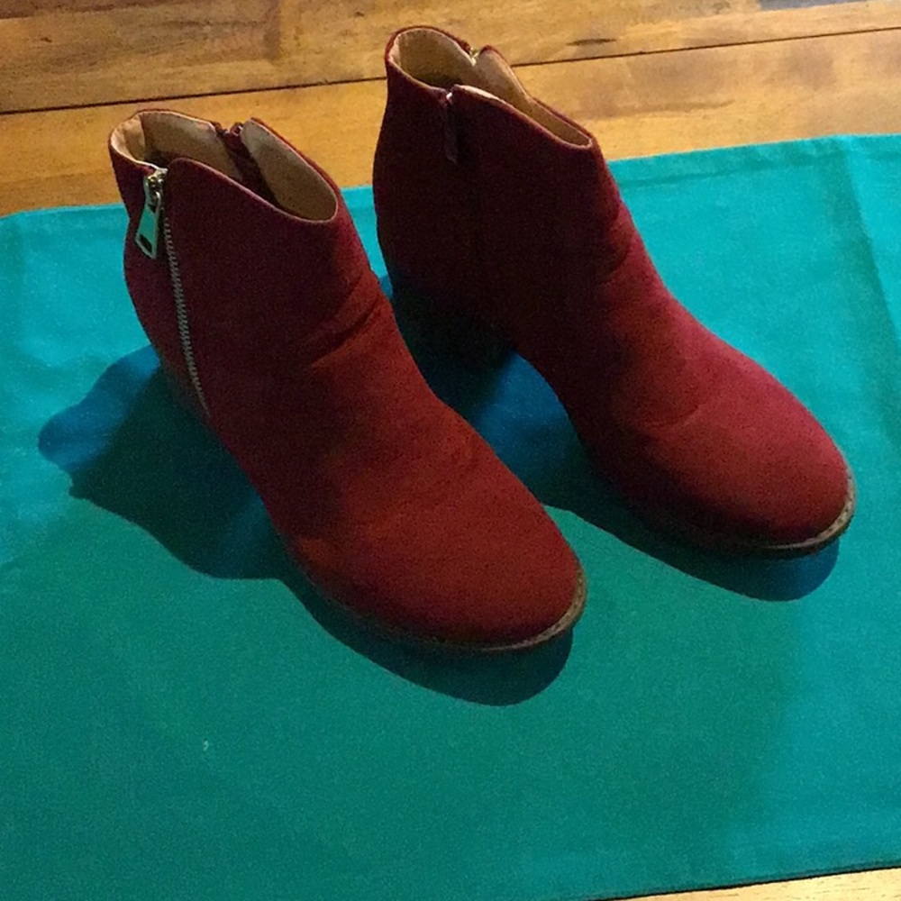 Red booties